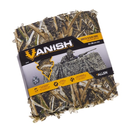 Vanish 3D Leafy Omnitex Blind Making Material, 12' x 56 in., Mossy Oak Shadow Grass Blades 25329